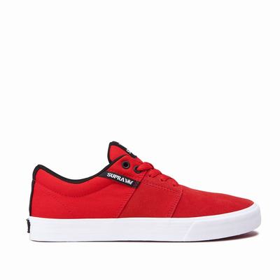 Supra STACKS II VULC - Miesten Tennarit - Punainen